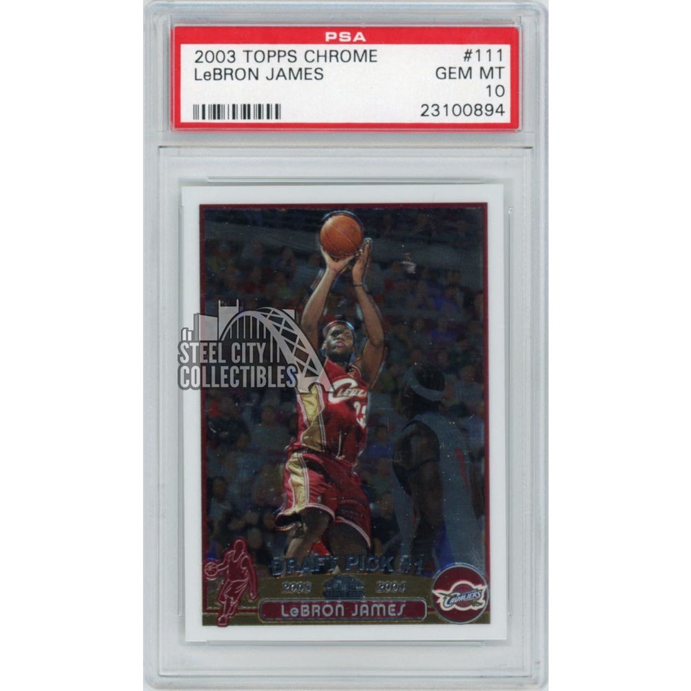 LeBron James 2003 Topps Chrome