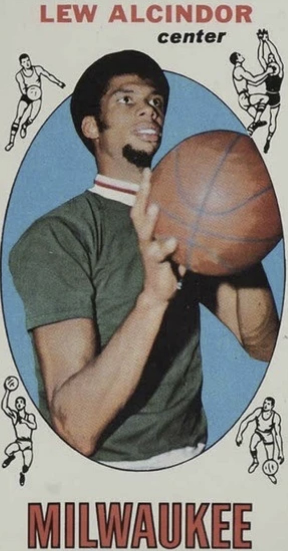 Lew Alcindor (Kareem Abdul-Jabbar) 1969 Topps