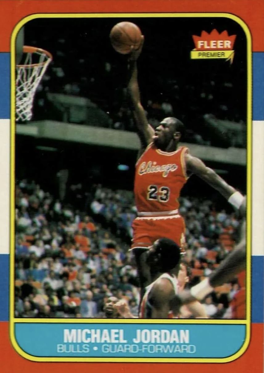 Michael Jordan 1986 Fleer