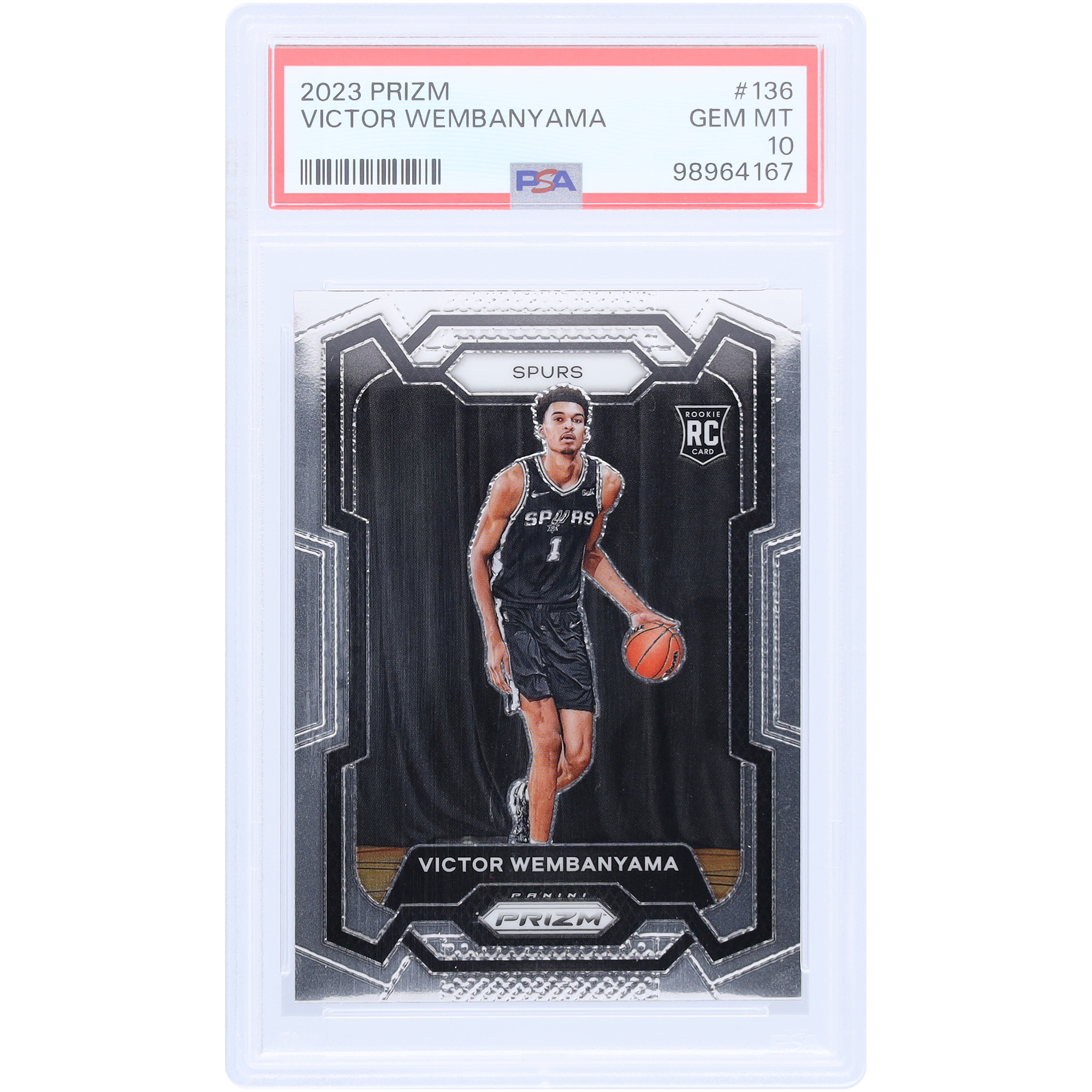 Victor Wembanyama 2023 Prizm Nebula 1/1